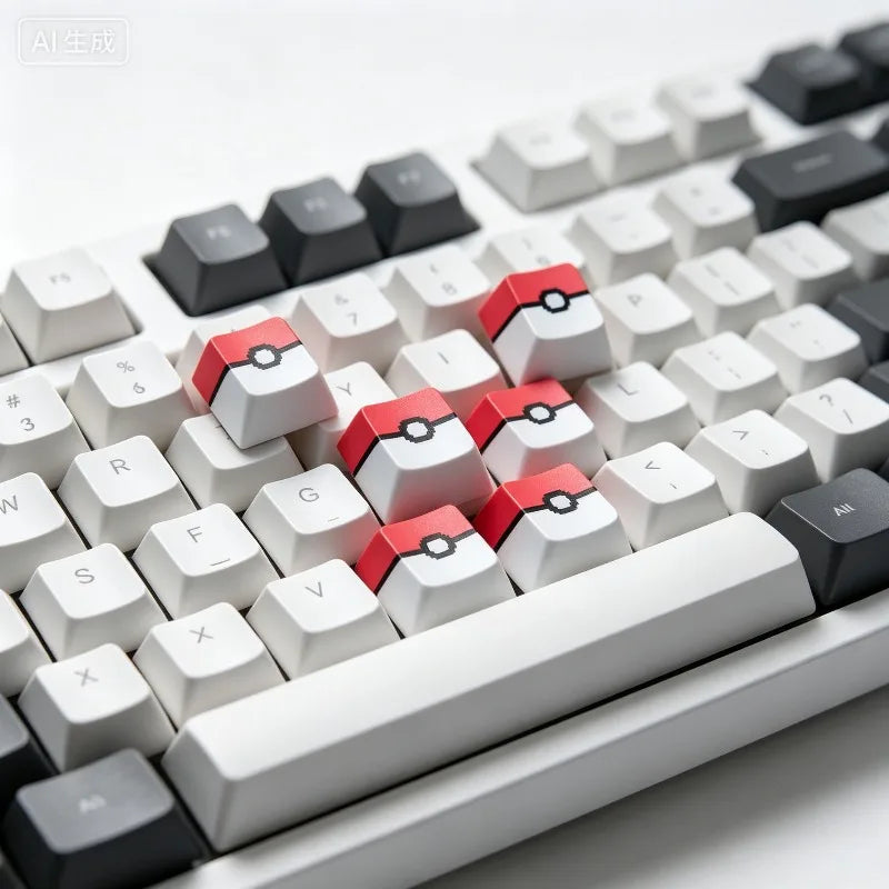 Pokemon Pokeball Keycap
