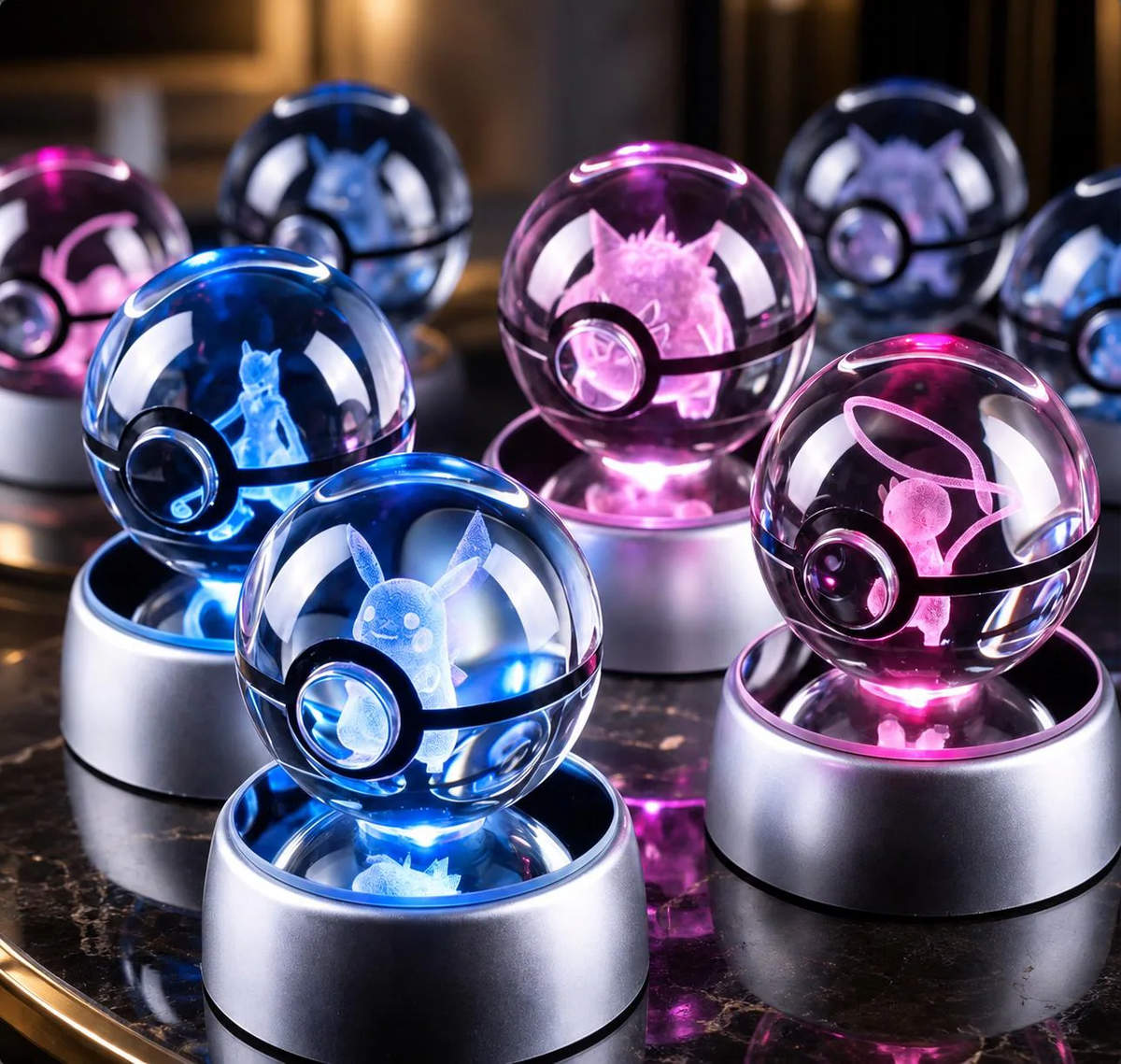 Pokemon Crystal Ball 3D